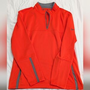Nike Red Quarter-Zip Pullover